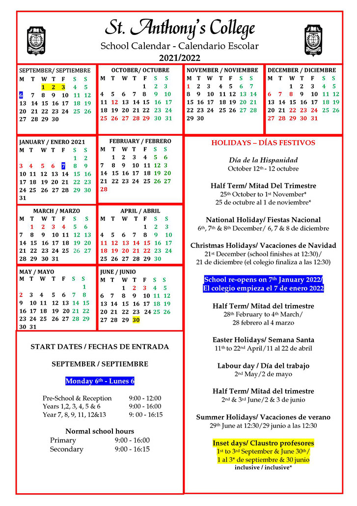 El Camino College 2022 Calendar Calendar